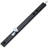 METALIDEAL Verrou ou loquet vertical noir avec pointe - 500 mm