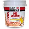 SAN MARCO pittura murale al quarzo bianca per esterno San Marco 25 kg.Specifica per muri all'esterno o fondo per vernici decorative. Vernice al quarzo