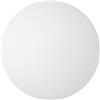 SAFIGLE Paralume Lampadario in Vetro Bianco Sfera Rotonda Foro, Paralume Elegante per Lampade a Sospensione Effetto Luce Soffusa e Atmosfera Accogliente
