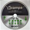 COMPA 0242AZ48M-CUT COMPA DISCO TRONCATRICE 250MM 80DENTI FORO 30MM LAMA SEGA CIRCOLARE TAGLIO LEGNO FERRO ALLUMINIO PVC RICAMBIO UNIVERSALE