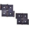 DubMag cerniere per legno, cerniere per porte， Cerniere 10Pcs Cerniera for schermo antico Cerniera for schermo a 360 gradi Doppio albero Doppia apertura Doppia cerniera girevole Diventa verde e antico arbitr