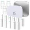 RVT SECURITY kit Allarme wireless con centrale Hub (2G), 8 contatti magnetici, telecomando, 5 rilevatore volumetrico PIR, sirena est, sirena int. Ideale per casa e ufficio gestibile tramite App 4JAX