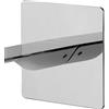 Generic Paini Piastra a Muro per Lavabo - Doccia 9x9,5cm Cromata Foro D. 13mm (84CR208RPI)