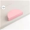 FQFLXY6589 2 Pezzi Tiretti Camera dei bambini in Lega di Alluminio Maniglie semicircolare per Mobili,Maniglia Armadio Mezza luna Manico colorate Pomello per Cassetti,Scarpiere,Comodini (100mm,Rosa)