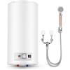 DGJMuu Serbatoio acqua calda elettrica da 50 l, potenza di riscaldamento 2000 W e termometro, risparmio energetico, scaldabagno, scaldabagno