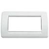 Vimar Serie idea - Piatto rotondo 5 modulo bianco lucido