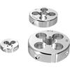 DDSTTLK Set di filiere for filettatura sinistra metrica da M2 a M52 - Filiere di precisione for filettatura tonda for lavorazione dei metalli, 1 pz.(M10 x 0.5 (Outside 30mm))