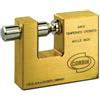 CORBIN Lucchetto per Serranda in Ottone Corbin PL381 Misura 70 mm Misura int. 22X15 mm