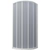 Decor Space Decorspace Box doccia circolare Flex con fascia larga apertura laterale a soffietto riducibile Made in Italy Garantito 10 Anni (70 X 70 cm)