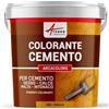ARCANE INDUSTRIES Colorante per cemento, intonaco, malta. Pigmenti per colorare cemento - ARCACOLORS - 4 kg Giallo - ARCANE INDUSTRIES