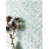 Newroom Tapete Blau Vlies Flechtmuster - Boho Rattan Korbgeflecht 3D Optik für Schlafzimmer Büro Flur