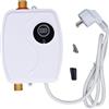 Fafeicy Mini Scaldabagno Touch Screen Elettrico Portatile IPX4 Istant Istantaneo Calda per il Bagno della Cucina (Plug 220v)