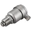 COSINE Valvola di sfiato automatica in acciaio inox 1/2 304 per scaldabagno a energia solare, 10 bar