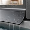 Sinyuyong Scossalina gocciolatoio for finestre - Deflettore antipioggia autoadesivo con angolo di 170°, lunghezza 3 m (larghezza 35 mm/45 mm)(Black,35mm)