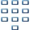 Electron CONFEZIONE DA 10 SUPPORTI A 3 MODULI, PER CASSETTA SCATOLA 503, PER PLACCA A 3 POSTI, COMPATIBILE CON VIMAR ARKE', SERIE CIVILE, MASCHERINA
