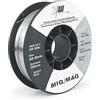 VECTOR WELDING Filo Inox per Saldatura MIG/MAG ER308L - 0.8mm 5kg - Bobina D200 S200 - Filo Animato Acciaio Inossidabile e Continuo per Saldatrice - Materiale d'Apporto per Acciaio