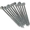 KLIMAS Viti a testa piatta zincate bianche per costruzioni in legno, tutte le dimensioni, testa piatta Torx (50 pezzi, 8 x 240 mm, TX40)