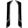 XNFUR 2 pezzi Spoiler laterale per lunotto posteriore, adatto per VW T-ROC R R-Line A11 MK1 2017-2024