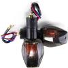 AMYALIN Frecce Moto Per XL700V XL 700 V Per Transalp 700 2008-2011 Indicatore Di Direzione Anteriore E Posteriore Per Moto(Smoke)