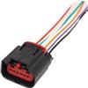HZSMYXGS Spina sensore auto 1-1419168-2 | Sensore Elettronico Dell'acceleratore Per Autoveicoli Misuratore Di Portata D'aria Spina 6P 1438153-5(A Female)