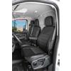 WALSER Premium Coprisedili auto compatibili con Ford Transit Custom sedile singolo e panca doppia davanti in tessuto dal 2012 - oggi