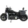 ORLETANOS Protect - Set di borse da sella compatibili con Harley Davidson Softail Street Bob (18-24) universale Club Style Bobber Cordura Moto Quad Trike ATV Indian Club Style