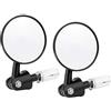 Tiiyee Specchietti Moto Manubrio Front, Scooter Pieghevoli Modificati Grandangolari Convessi Antiurto Retrovisori Alluminio Universali Set di per La Maggior Parte Da Strada Street Bike Sport 2Pcs