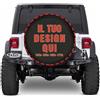 Xenorith Copriruota di scorta personalizzata auto - il tuo quadro con foto e/o testo - personalizzato copri ruota di scorta per Auto pneumatici universali copertura 17 inch