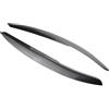 XIAOYANS Faro Sopracciglio Palpebre Per Per Polo Mk5 6R 6C 2010-2012 2013 2014 2015 2016 2017 Auto Testa Lampada Della Luce Sopracciglio Palpebra ABS Copertura Trim Sopracciglio del Faro(Carbon fiber)