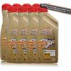 Castrol 8 X 1 litri Olio motore Castrol Edge, titanium FST 5 W di 30 LL, VW 504 00/507 00 Porsche C30