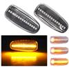 Hacreyatu Dinamici LED indicatori di direzione luci laterali per Benz W210 Classe C W202 Classe CLK W208 Classe SLK R170 Vito W638 OEM # 2108200921 (Bianca)