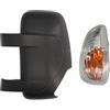 Generisch Copertura dello specchietto + indicatore di direzione sinistro compatibile con Renault Master III Opel Movano B Nissan NV400 Vauxhall Movano Mk2 2010+ tappo specchietto retrovisore esterno +
