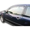 J&J AUTOMOTIVE Deflettori d'Aria per Ford Focus 1 3-Porte 1999-2005, Set da 2 Pezzi, Nero Fumé Oscurato Heko