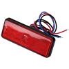 Tbest Faro Posteriore Moto,Luce Freno Di Coda Moto, 12V 2.4W Universale Moto Scooter Ciclomotore Rettangolo Led Riflettore Luce Freno Di Stop Lampada Di Arresto Adatta