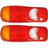 J/J 2 LENTI FANALI POSTERIORI DX SX Plastiche Coperchio luci Posteriori per Camion Rimorchio
