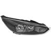 EDA PREMIUM auto Fari anteriori Destra 1866229 compatibile per FORD FOCUS 2014-2018, con motore regolazione assetto fari, nero, H7/H15, ECE