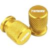 BROZATER cappucci delle valvole dei pneumatici Per TENERE 700 Tenere700 XTZ 700 T700 2019-2023 Accessori Per Moto Tappi Copristelo Valvola Pneumatico In Alluminio CNC(Gold)
