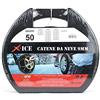 XONE ACCESSORI SRL Catene da Neve Catena per Auto 9MM Omologata TUV Certificazione Europea (GRUPPO50)