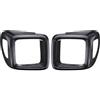 UYCHYTQR Riflettore della lampada della luce di stop dell'a Per Jeep Per Renegade 2015 2016 2017 Coprifari Posteriori Per Auto In Fibra Carbonio Fanali Posteriori Coprifari