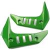 SQOGJSGZ Ala Aerodinamica Kit Protezione Carenatura Laterale In ABS Moto 2 Pezzi Sinistra+destra Per Kawaski Per Z750 2004-2007 Alette carenatura moto(VERDE)