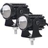 Generico Faro LED Per Moto - Faro LED per Moto - Lampada Impermeabile per Visibilità e Sicurezza in Notte