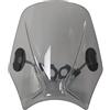 DWTNMEX Parabrezza Moto Per Keeway Per Superlight 125 150 200 Parabrezza Universale Per Moto Protezione Deflettore Moto Schermo Parabrezza(Light Smoke)