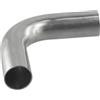 RANRAO Tubo Multiuso in Acciaio Inox, Piegatura a Mandrino a 90 Gradi, Tubo Lucidato (25 mm)