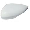 CFSJRXZ Tappi Specchio Laterale Copri Specchietto Retrovisore Laterale Per Auto, Per Ford Per Fiesta 2009-2015, 1 Paio Di Specchietti Retrovisori Laterali Specchietto Copri Tappi Calotta(Bianco,Sinistra)