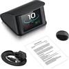 VIGORFLYRUN PARTS LTD Display HUD Head Up Display OBD2 per Auto Speed Projector Tachimetro Digitale Display Consumo di Carburante Indicatore di Temperatura Strumento