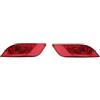 ZXYIWSDF Fanalino posteriore auto Compatibile Con Jeep Per Compass 2017 2018 2019 2020 55112674AA Fanale Posteriore Fanale Posteriore Riflettore Lampada Lampadine Stop Copertura Accessori Per Auto Parti(Pair)
