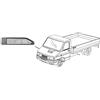 Generico GRIGLIA PRESA ARIA SUL PARAFANGO DESTRO COMPATIBILE CON IVECO DAILY 1996 93936818
