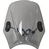 CQRBNE Moto Deflettore d'aria Per KAWASAKI Per ELIMINATOR 125 500 EN500 ER-5 Per TWISTER Moto Parabrezza Parabrezza Shield Staffa CUPOLINO(Light Grey)