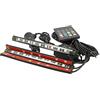 CARALL Kit Striscia Barra Led RGB 4X18cm 12V Telecomando IR Sensore Voce Musica Controllo IP67 Per Decorazione Auto Interno Esterno