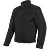 Dainese Air Crono 2 Tex Jacket, Giacca Moto Estiva Traforata, Uomo, Nero/Nero/Nero, 58